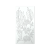 Walpix 1800 x 900 x 2.5mm White Satin Flat Profile Grevillia Perforated Aluminium Decorative Screen