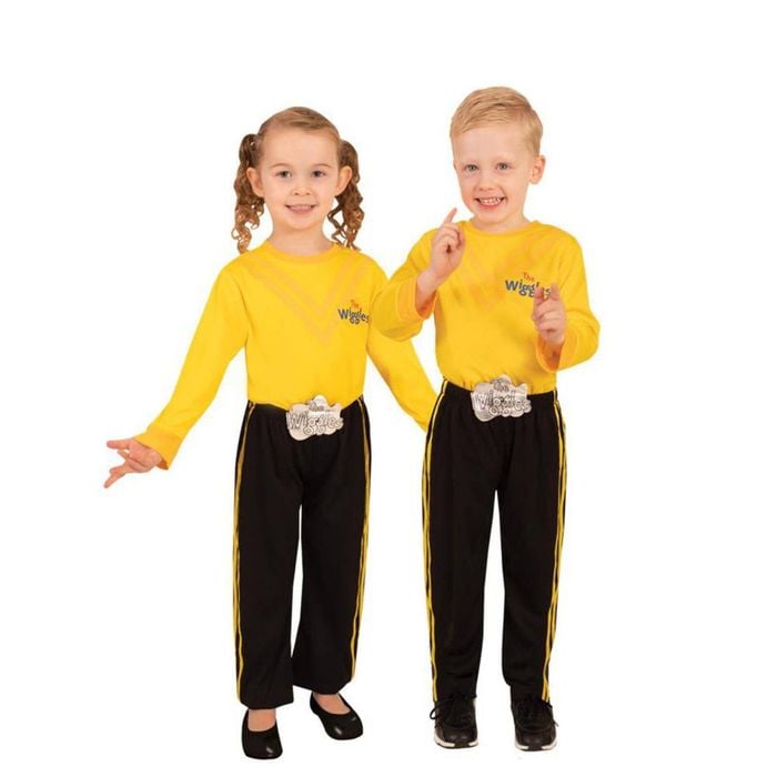 The Wiggles Yellow Deluxe Halloween Costume Set For Child, 3-5-YRS
