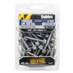 Buildex Timber or Metal Batten Zip ZA3 Hex Head No Seal Screws 12g x 40mm Bx100 X513907 - 100 Pack