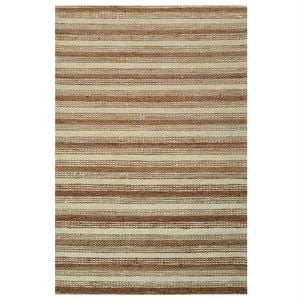 Handwoven Jute Rug-Kerla 1135-Natural Ivory-160x230cm