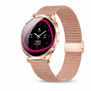 Smart Watch  – Sport Fitness Tracker With Custom Watch Faces, Bluetooth Calling & Luxury Design Gold Mesh