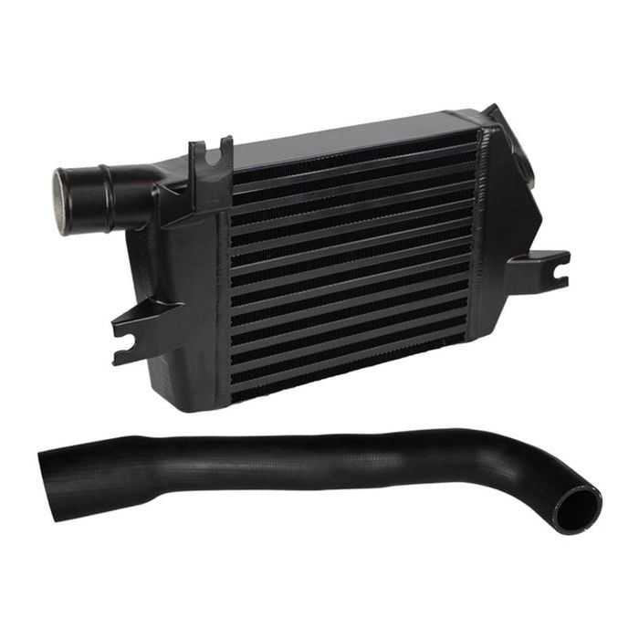 Upgrade Aluminium 60mm Intercooler & Hoses For Mitsubishi Triton Mn 4d56 2.5l 2wd 2009 Onwards