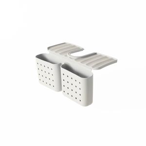 Ezy Storage Silicone Suction Sink Caddy Double