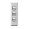 HPM 3 Gang Architrave Switch
