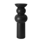 Belle Warlet Ceramic Candle Stick Stand Didsplay Holder 31x12cm Black