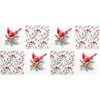 2x 4pc LVD Coasters Red Robin Decorative Barware/Serveware Home Kitchen