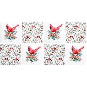 2x 4pc LVD Coasters Red Robin Decorative Barware/Serveware Home Kitchen