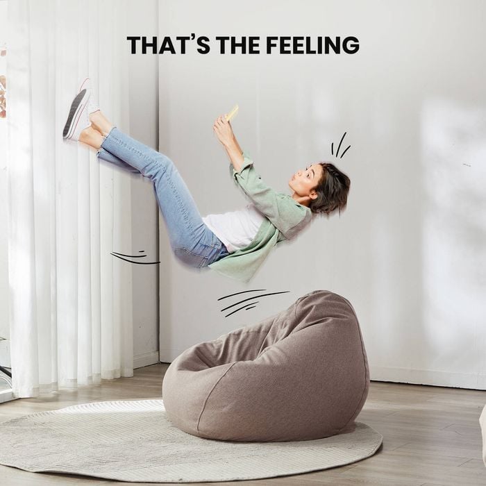 Viviendo Large Bean Bag Chair Lounger Cover Gaming Floor Lazy Sofa