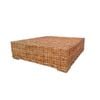 Elegance Living 100x100x33cm Rattan Brown Mero Stool