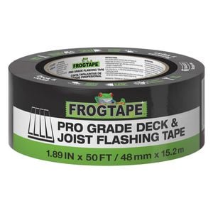 FrogTape 48mm x 15.2m Black Pro Grade Deck and Joist Flashing Tape