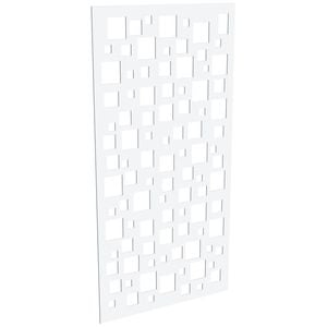 ProtectorAl 300-1200w x 1201-2400h Satin White/Gloss White Squares Unframed Composite Deco Panel