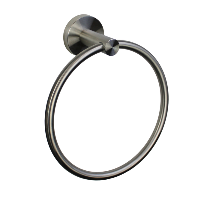 Barelli Toscana Towel Ring Satin Nickel