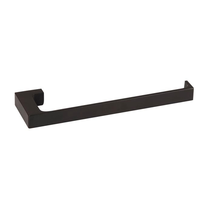 Mondella 235mm Black Matte Rumba Bathroom Towel Holder
