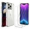 Icoverlover For Iphone 16 Pro Max Case + 2x Glass Screen Protector Clear