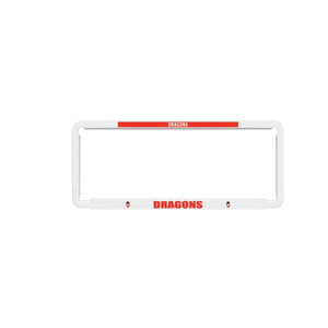 1x OFFICIAL NRL St George Dragons Car Number Plate Frame Cover Surround