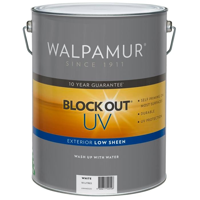 Walpamur 10L Blockout Low Sheen Extra Bright