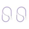 2PK EFM Santorini Hands-Free Universal Mobile Phone Lanyard Holder Lavender