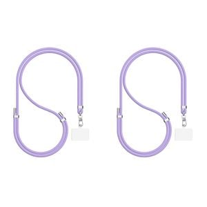 2PK EFM Santorini Hands-Free Universal Mobile Phone Lanyard Holder Lavender