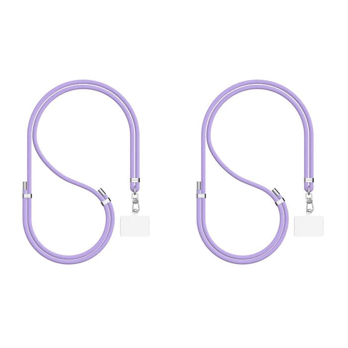 2PK EFM Santorini Hands-Free Universal Mobile Phone Lanyard Holder Lavender