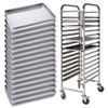 SOGA 16-Tier Gastronorm Trolley with 60x40cm Baking Tray