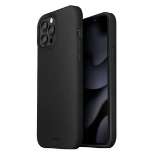 Uniq Lino Silicone Liquid Case (suits Iphone 13 Pro) - Black