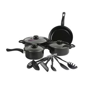 13pc Non-Stick Comfort Handle Cookware & Utensil Set