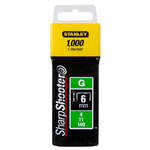 Stanley 6mm Heavy Duty Staples - 1,000 Pack