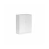 Olg Tempo Tambour Cabinet Narrow Tall White W900mm X D450mm X H1200mm