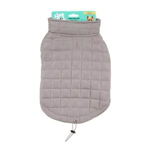 Art & Bob 30cm Grey Small Quilted Dog Jacket