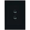 HPM VIVO 2 Gang Wall Switch - Grey