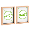 Nicola Spring 3d Box Photo Frames - 8" X 10" - Pack Of 2