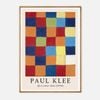 Galrie Paul Klee's 1930 Qu 1 Color Chart Stunning Geometric Art Print for Modern Decor, Wood Frame, A2 42 x 60cm (16 x 24inch)