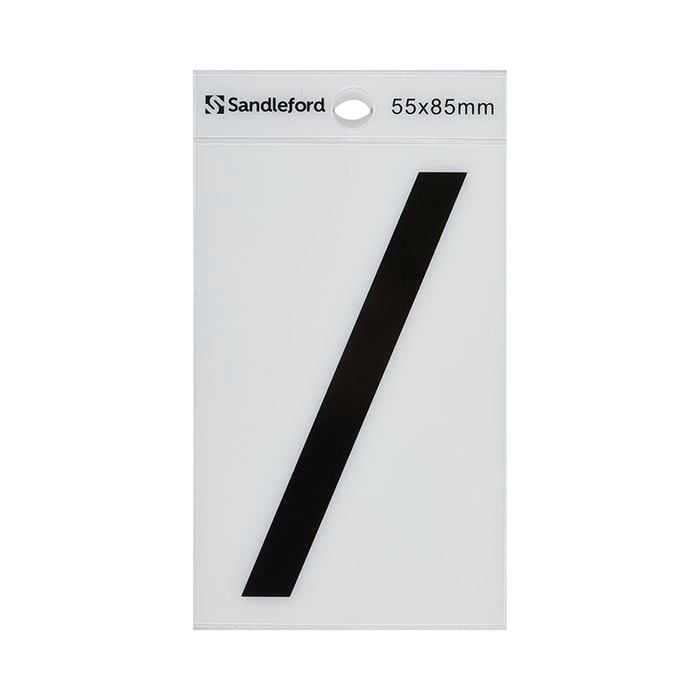 Sandleford 85mm White Self Adhesive House Symbol /