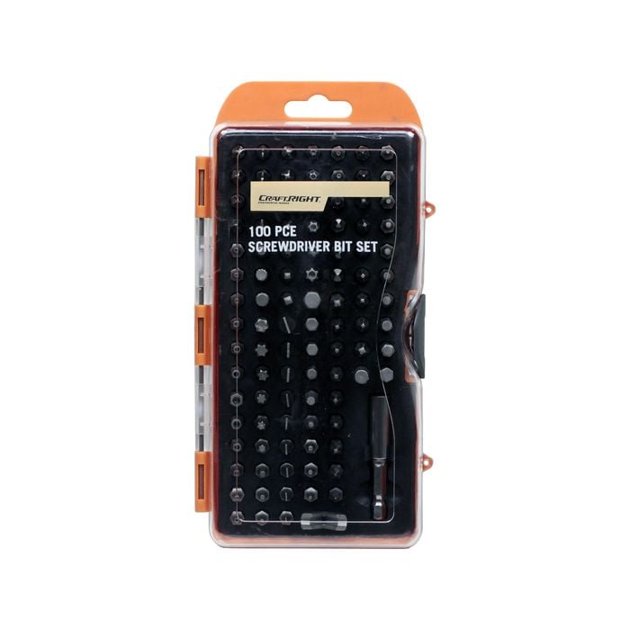 Craftright 100 Piece Screwdriver Bit Set