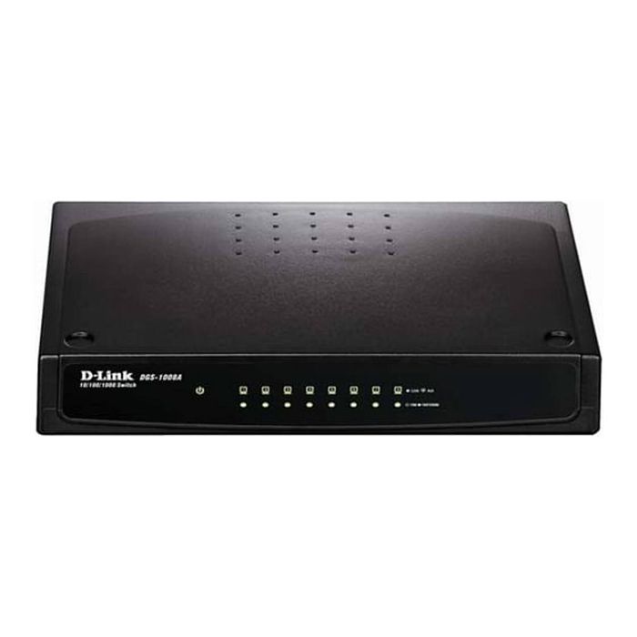 D-Link DGS-1008A 8-Port Gigabit Desktop Switch