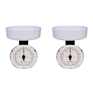 2PK Acurite Kitchen Scale 25g/5kg White Home Kitchen Cooking