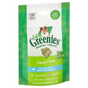 Greenies Cat Treats Dental Catnip For Cats - 60g