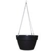 Northcote Pottery 25cm Black Terrazzo Look Self-Watering Hanging Basket - 25cm Black