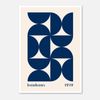 Galrie Bauhaus 1919 - Elegant Minimalist Geometric Art Print for Modern Interiors, Poster Only, A2 42 x 60cm (16 x 24inch)