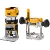DeWalt 18V XR Li-ion Cordless Brushless 6.35mm (1/4") Laminate Trim Router With Plunge Base - Skin Only