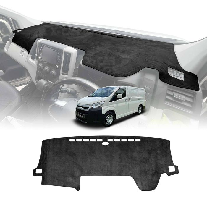 Dash Mat For Toyota Hiace Van 2019-onwards Non-slip Microfiber Pad Cover Interior Accessories