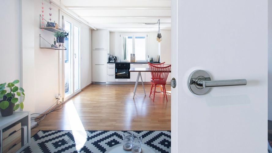 living room door