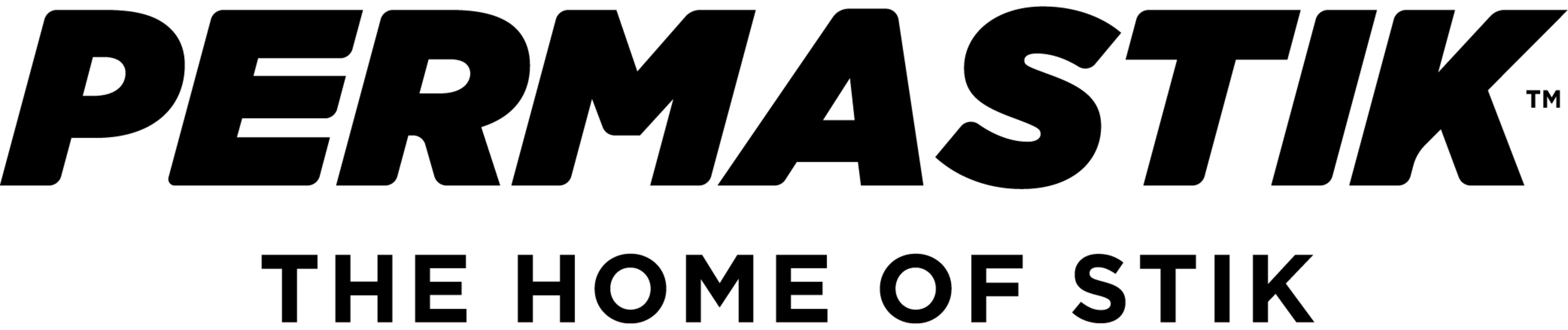 Permastik black and white logo.