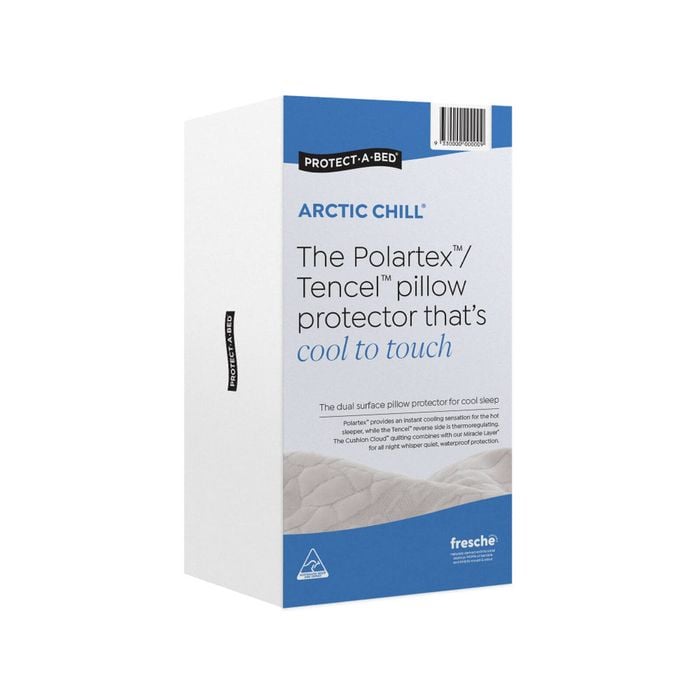 Protect-A-Bed Arctic Chill Polartex Jacquard Pillow Protector Twin Pack