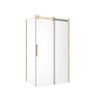 Rick McLean's 1170 x 870mm Brushed Brass Euro Frameless Sliding Shower Screen