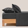Dreamaker 250tc Cotton & Recycled Polyester Blend Sheet Set Charcoal Super King Bed