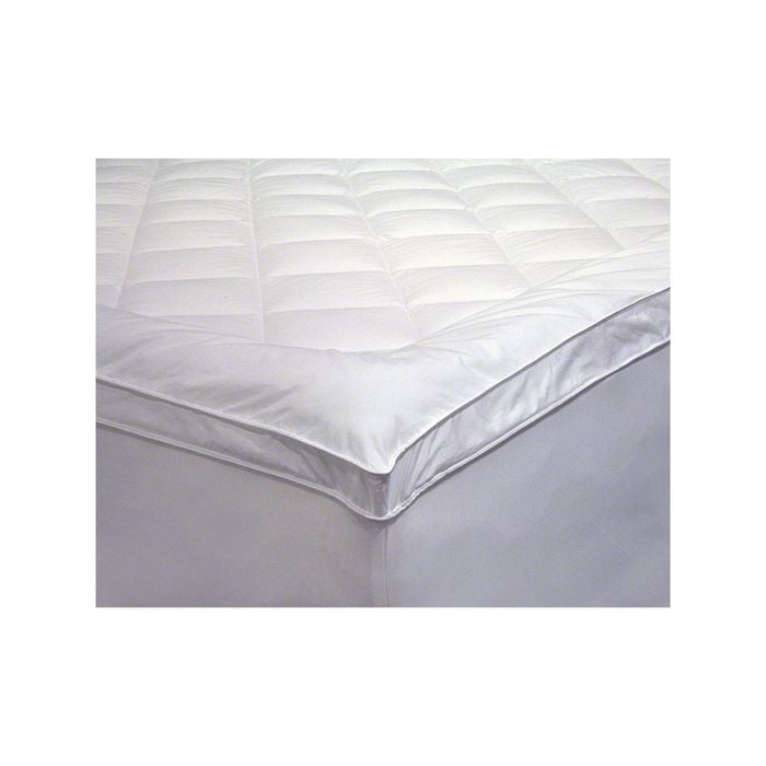 Jason Commercial Single X-Long Bed Microloft Mattress Topper 92x203cm