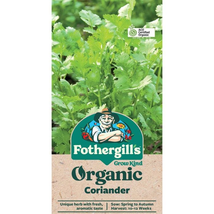  Fothergill's Cilantro Coriander Organic Seeds