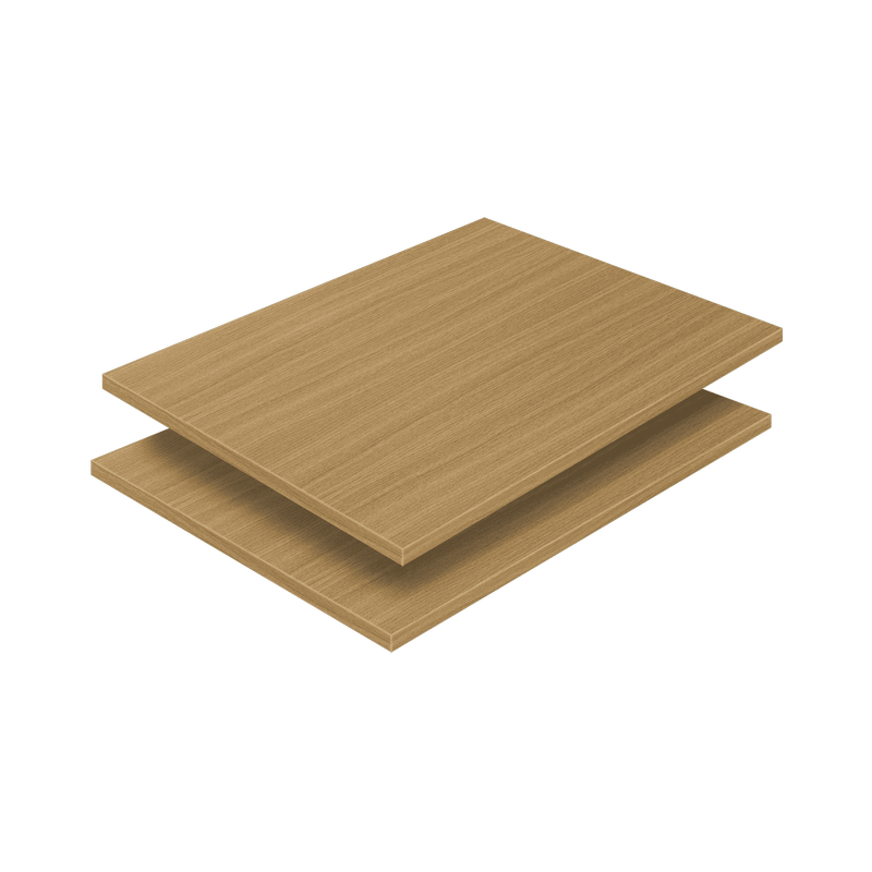 Lugna 450 x 16 x 450mm Sand BIP Adjustable Shelf - 2 Pack