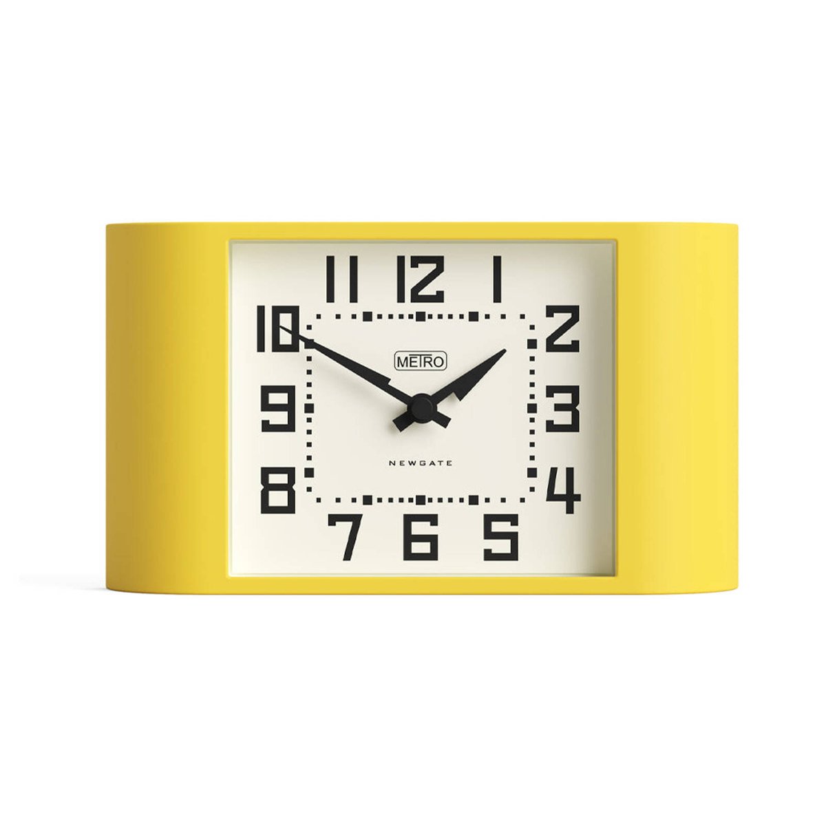 Newgate Mini Metro Mantel Clock-yellow - Bunnings Australia
